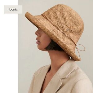 Helen Kaminski Provence Raffia Natural Packable Sun Hat $230